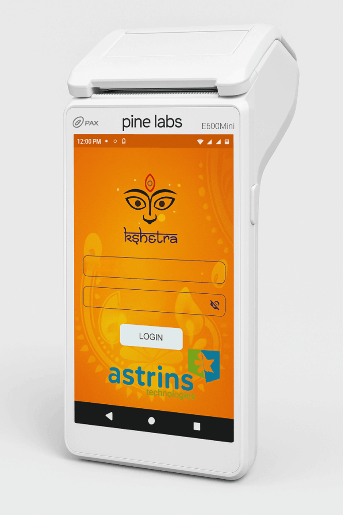 Temple Management Software Screenshot – Kshetra by Astrins
