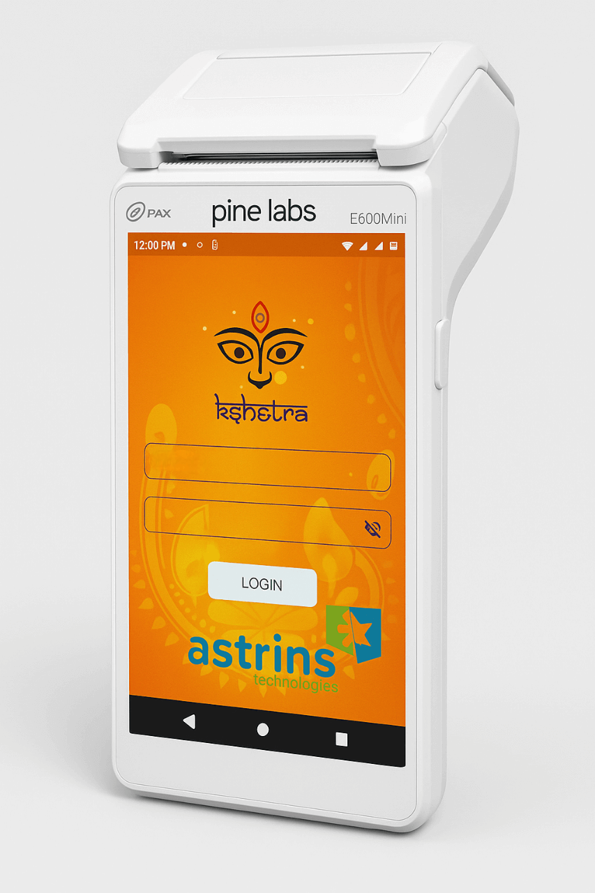 Temple Management Software Screenshot – Kshetra by Astrins